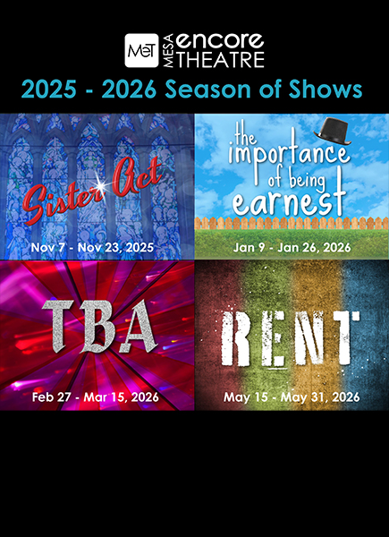 Cover For Mesa Encore Theatres 89th Season